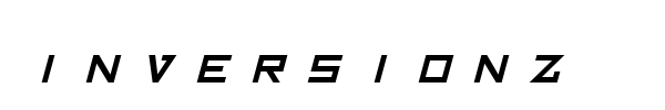 Inversionz font preview